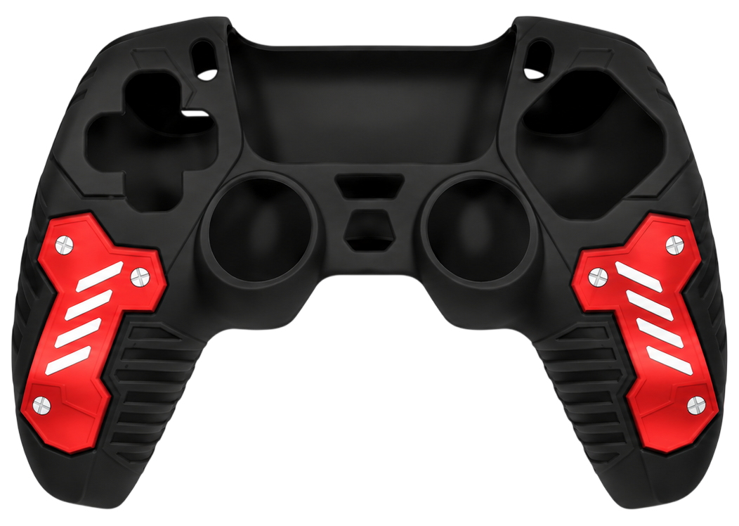 PS5 DualSense Silicone Case Protector Black Red